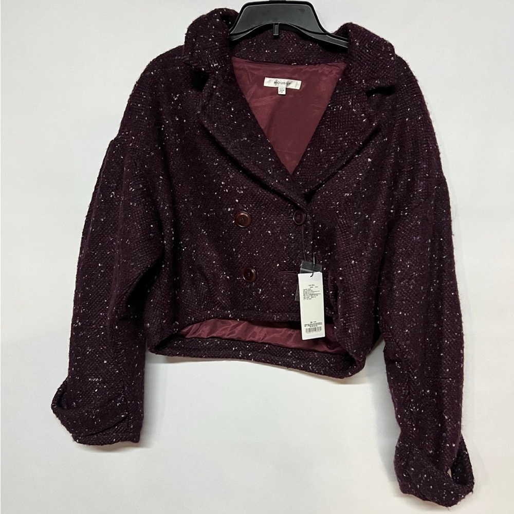 Moussy Deep Purple Tweed Blazer